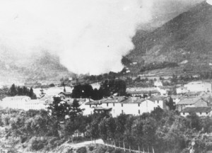 Storia_Valdagno Incendi delle contrade Tomba e Zovo di Castelvecchio 5-7-1944