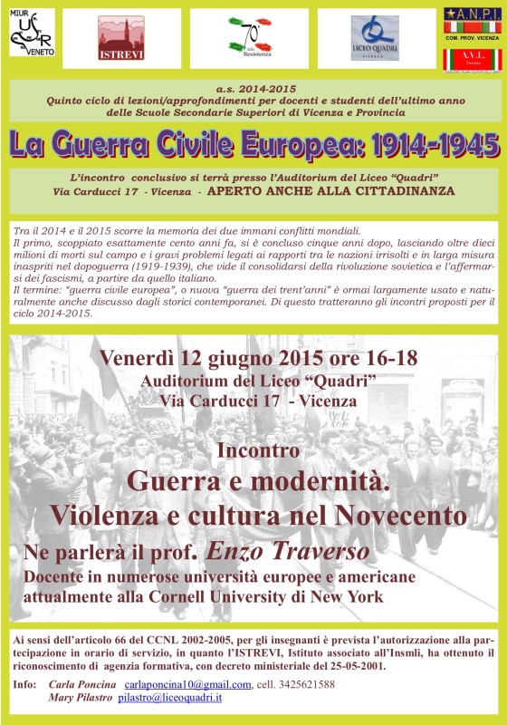 Conferenza Enzo Traverso