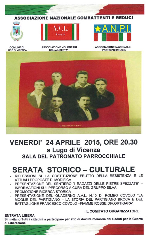 manifesto serata storico-culturale