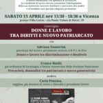 Convegno "Donne e Lavoro, tra nuovi diritti e patriarcato"