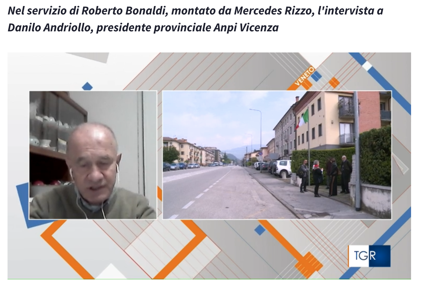 25 Aprile 2024 - Intervista al Presidente Anpi Provinciale Danilo Andriollo