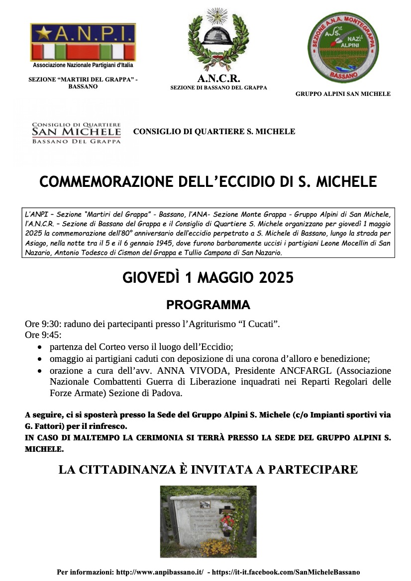 Eccidio S. Michele 2025