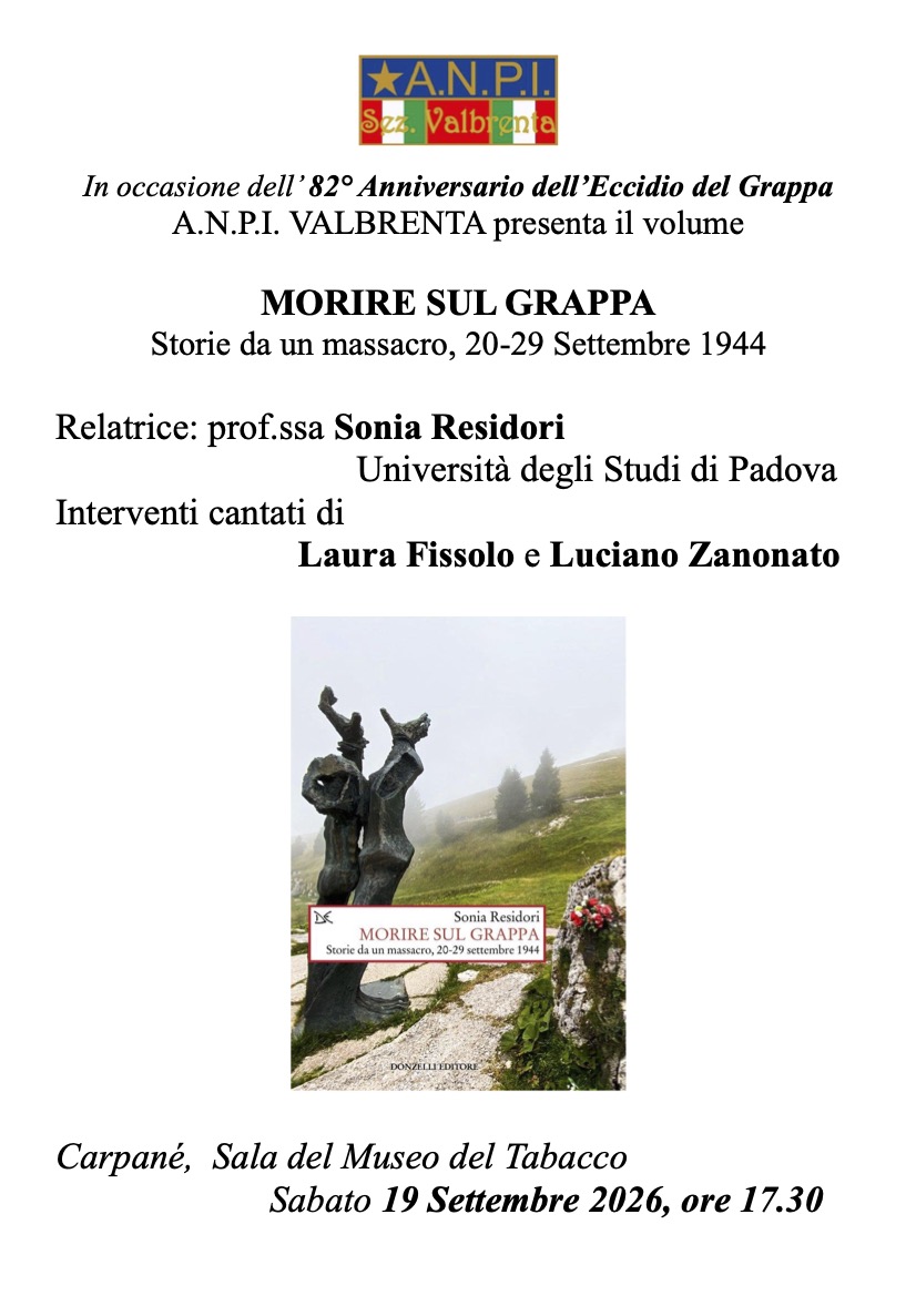 Residori presentazione libro Morire sul Grappa
